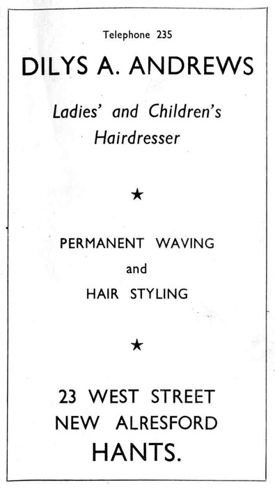 DILYS A. ANDREWS - Hairdresser