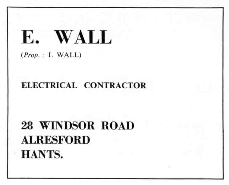 E. WALL - Electrical