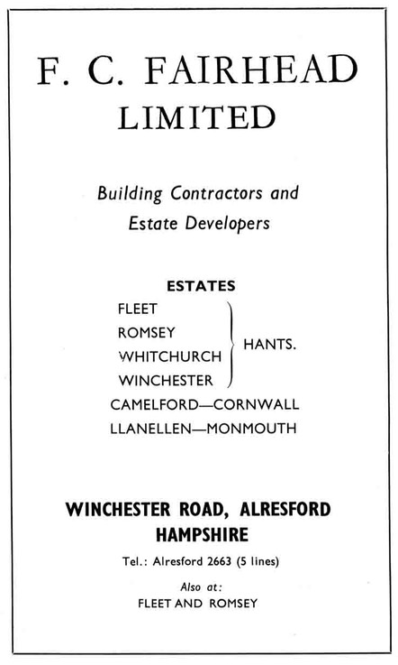 F. C. FAIRHEAD - Building Contractors
