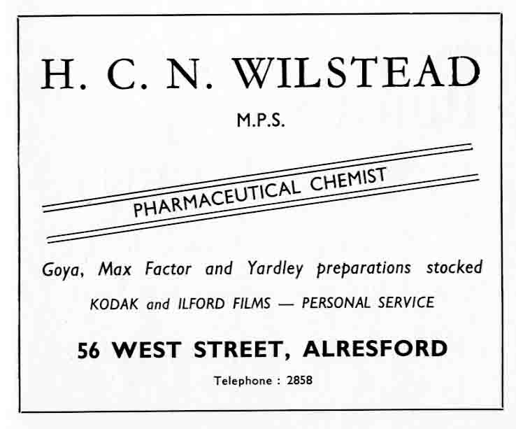 H. C. N. WILSTEAD - Chemist