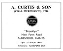 A. CURTIS & Son - Coal Merchant