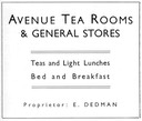 AVENUE TEA ROOMS & General Store