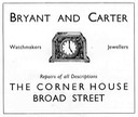 BRYANT & CARTER - Watchmaker & Jeweller