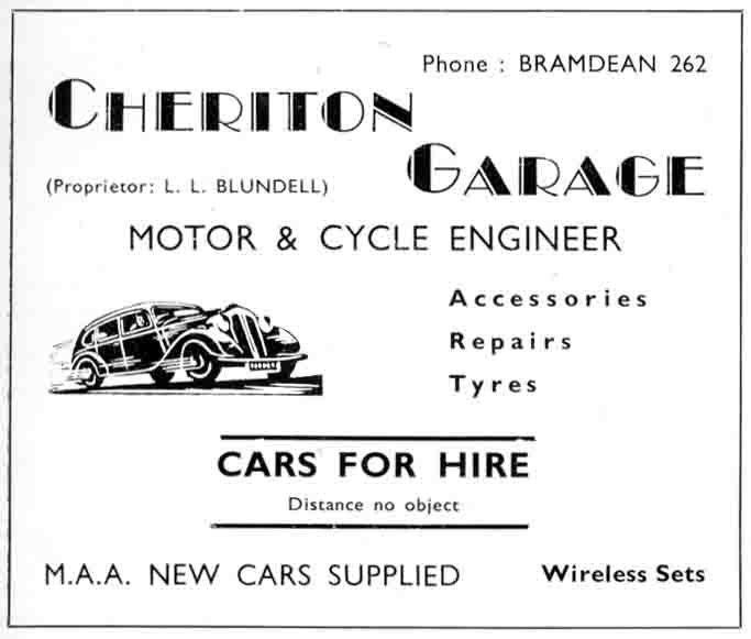 CHERITON GARAGE