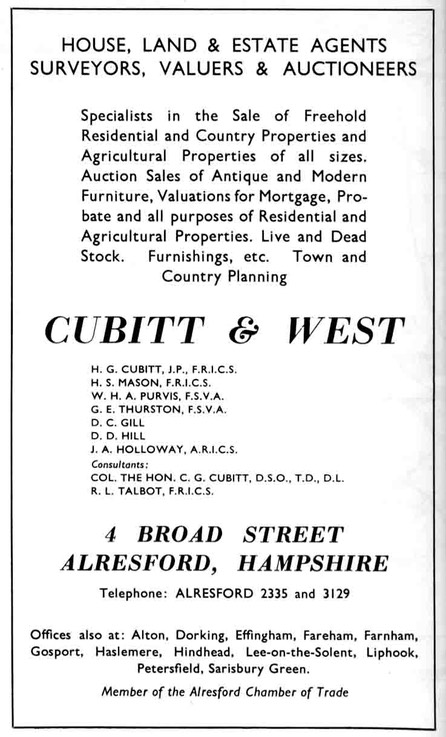 CUBITT & WEST [1] - Estate Agent