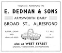 E. DEDMAN & Sons - Dairy