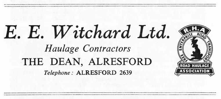 E E WITCHARD - Haulage Contractor