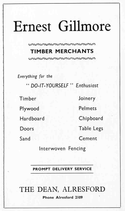 ERNEST GILLMORE - Timber Merchant