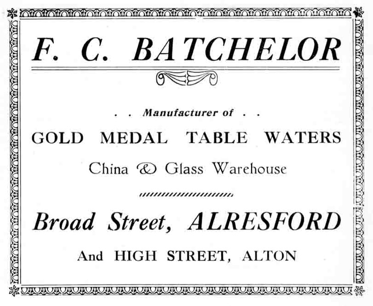 F. C. BATCHELOR - Mineral Waterr