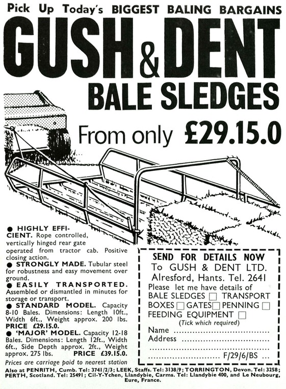 GUSH & DENT - Bale Sledges