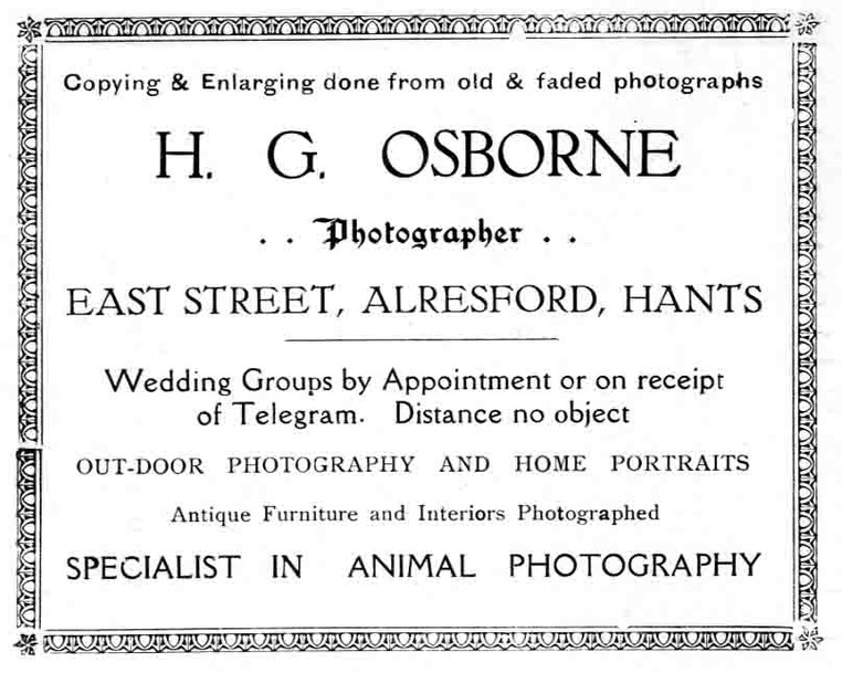 H. G. OSBORNE - Photographer