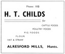 H. T. CHILDS - Alresford Mills