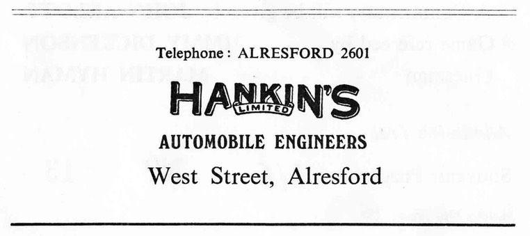 HANKINS - Automobile Engineers