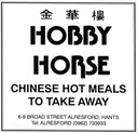HOBBY HORSE - Chinese Take Away