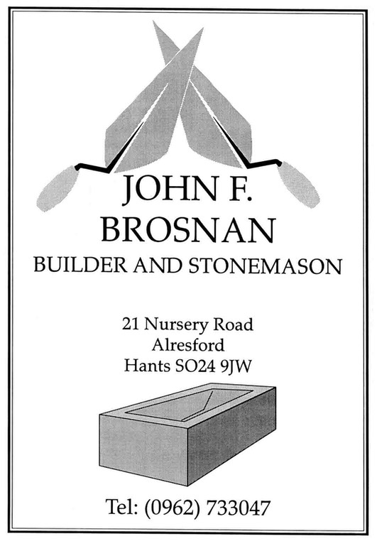 JOHN F BROSNAN - Builder & Stonemason