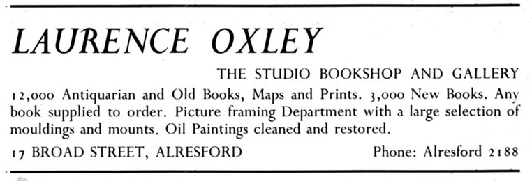 LAURENCE OXLEY - Bookshop & Gallery