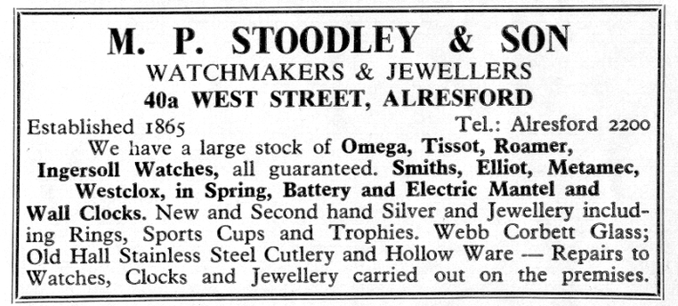M. P. STOODLEY & Son [2] - Jeweller