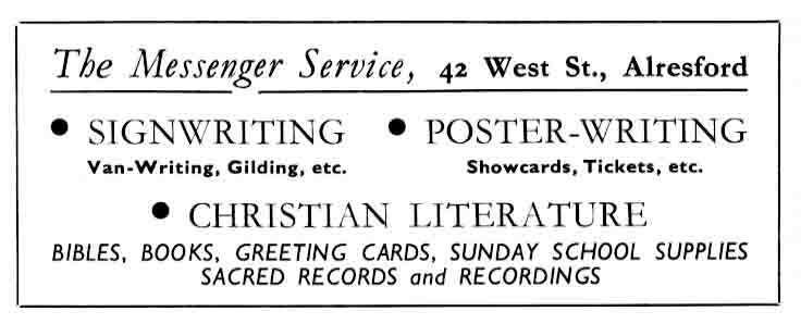 MESSENGER SERVICE - Literature & Signwriting