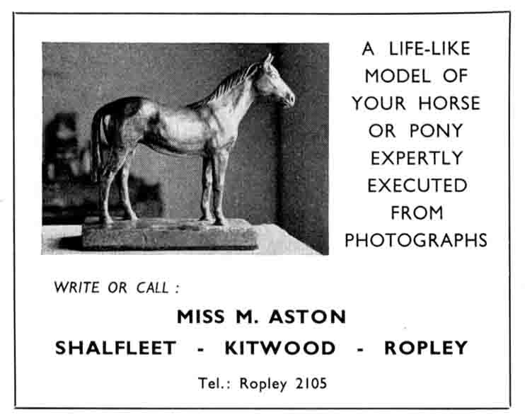 MISS M. ASTON - Modeller