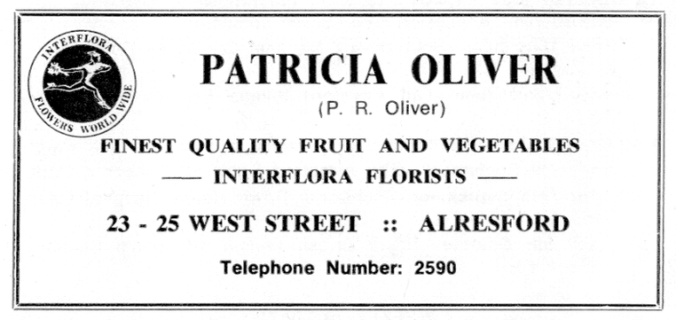 PATRICA OLIVER - Fruit, Veg, Florist