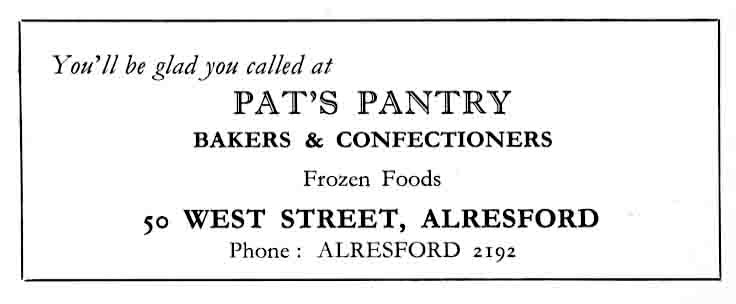 PAT'S PANTRY - Baker & Confectioner