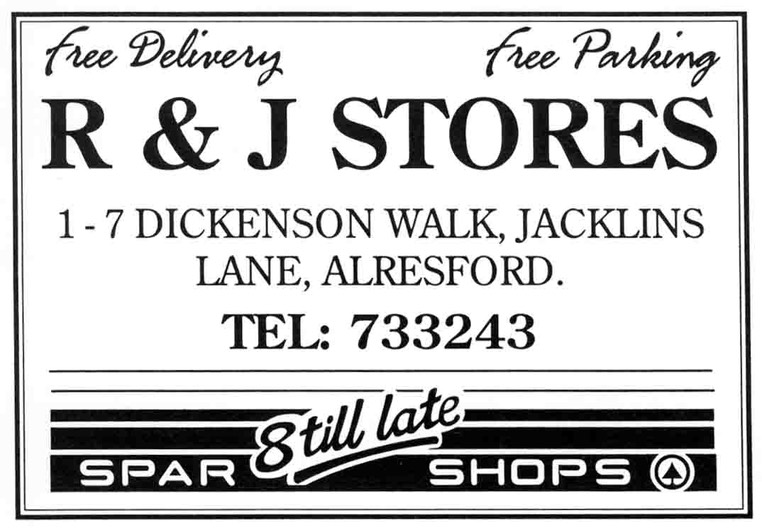 R & J STORES - Spar Shop