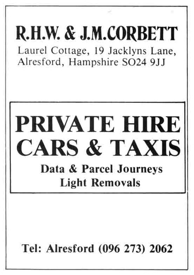 R.H.W. & J. M. CORBETT - Taxi