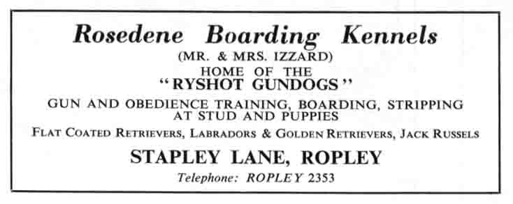 ROSEDENE BOARDING KENNELS