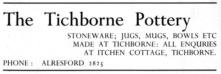 TICHBORNE POTTERY