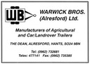 WARWICK - Agricultural Trailer manufacturer