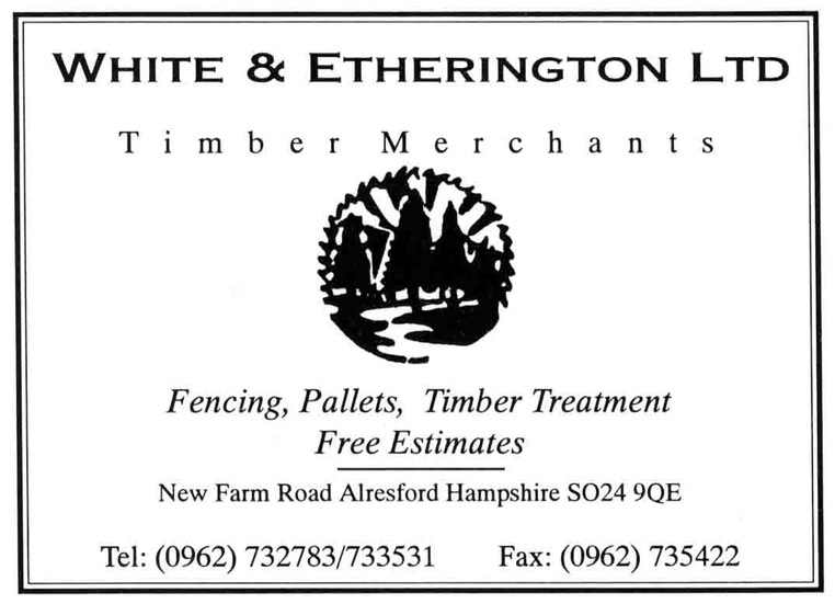 WHITE & ETHERINGTON - Timber Merchants